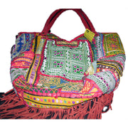 SUEDE FABRIC HANDLE AFGANI BANJARA BAG
