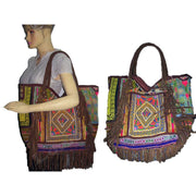 SUEDE FABRIC HANDLE AFGANI BANJARA BAG