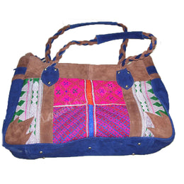 SUEDE FABRIC  BANJARA HAND BAG