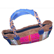 SUEDE FABRIC  BANJARA HAND BAG