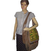 SUEDE LEATHER BANJARA HAND BAG