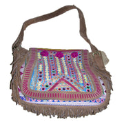 SUEDE LEATHER BANJARA HAND BAG