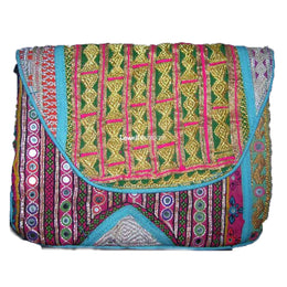 VINTAGE TRIBAL ETHNIC  BANJARA CLUTCH BAG PURSE