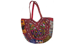 SHELL DECORATED BANJARA HAND BAG