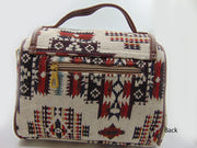 Women's ikat & faux leather Sling hand Bag purse