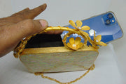 square Box mop handle Clutch Bag