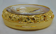Handicraft Brass Metal Pearl shell Clutch Purse