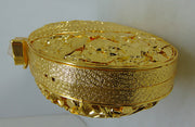 Handicraft Brass Metal Pearl shell Clutch Purse