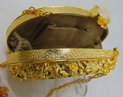 Handicraft Brass Metal Pearl shell Clutch Purse