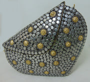 Metal Stud Clutch Handmade Sling Bag