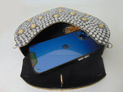 Metal Stud Clutch Handmade Sling Bag