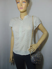 Metal Stud Clutch Handmade Sling Bag