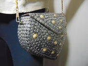 Metal Stud Clutch Handmade Sling Bag