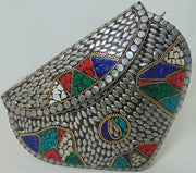 Mosaic Metal Clutch Tribal Boho Bag Ethnic