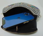 Mosaic Metal Clutch Tribal Boho Bag Ethnic