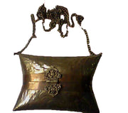 VINTAGE PURSE BRASS SHOULDER CHAIN BAG