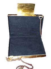 Rectangle Vintage Purse Brass Bag