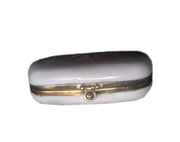 PLAIN  METALLIC FRAME VINTAGE CLUTCH BAG