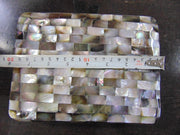 MOTHER OF PEARL CLUTCH MOP ABALONE SHELL BAG