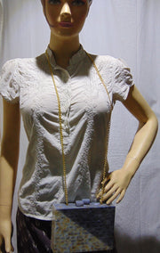 PEARL-MOP  CLUTCH BOX PURSE BAGS