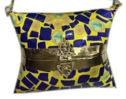 PILLOW DESIGN RESIN CLUTCH BOX PURSE BAGS