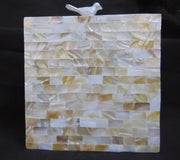 Bird knob Natural Sea Shell sling Clutch Bag