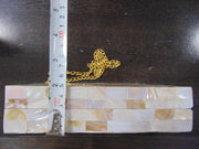Bird knob Natural Sea Shell sling Clutch Bag