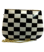 Handmade Resin Mother of pearl Clutch Bag