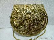WHITE METAL TWO TONE CLUTCHES
