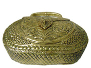 Hand Carving Vintage Handmade Brass metal purse