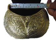 Hand Carving Vintage Handmade Brass metal purse