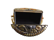 Women Gold Clutch Sling Wedding Evening Gift Bag