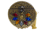Handmade Brass Metal Purse Clutch Evening Bag