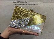 Vintage Handmade Brass metal purse