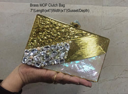 Vintage Handmade Brass metal purse