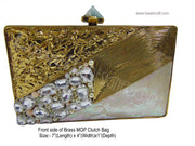 Vintage Handmade Brass metal purse