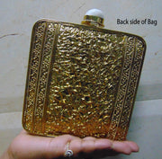 Ethnic Metal clutch vintage