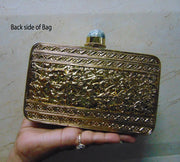 Brass MOP Clutch Bag
