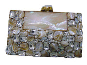 Metal Stone Clutch Bags