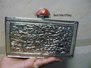 Handmade shell clutch bag