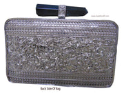Silver Finish Clutch Bag