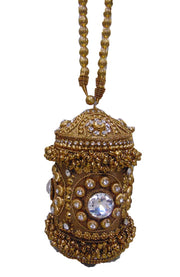 Designer Round Shape Metal Clutch Bag