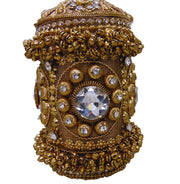 Designer Round Shape Metal Clutch Bag