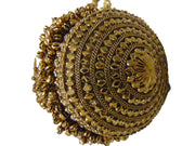 Designer Round Shape Metal Clutch Bag