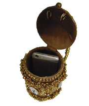 Designer Round Shape Metal Clutch Bag