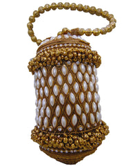 Potli Metal Clutch Bag