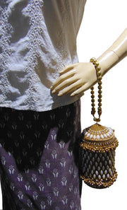 Potli Metal Clutch Bag