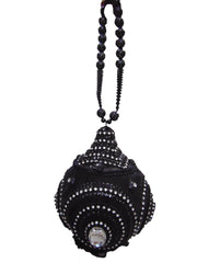 Black Circular Mesh Metal Bag