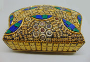 Mosaic Brass Vintage Clutch Bag