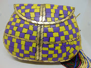 india Mosaic stone metal clutch purse